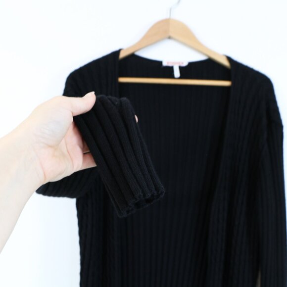 *Rodier Black Slim Knit Cardigan - Picture 4 of 6
